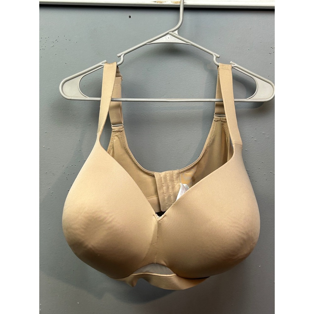 Cacique Lightly Lined Balconette Bra Beige Plus Size 46h Underwire Supportive